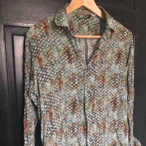 Apny Apparel Anthropologie Popover Shirt L viscose like new